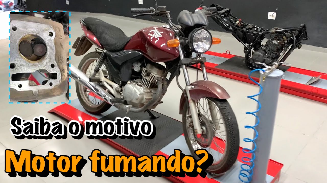 FAN 150 FUMANDO E BAIXANDO ÓLEO,SAIBA PORQUE ISSO ACONTECE
