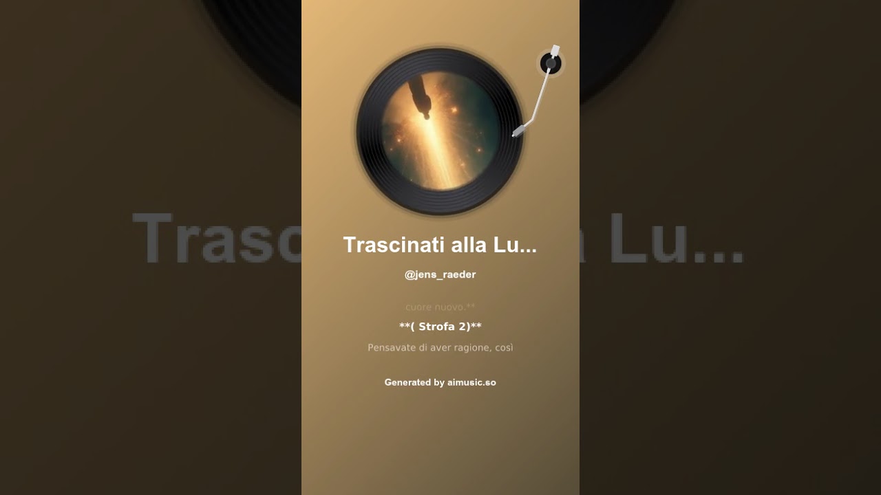 Trascinati alla Luce Ans Licht Gezerrt