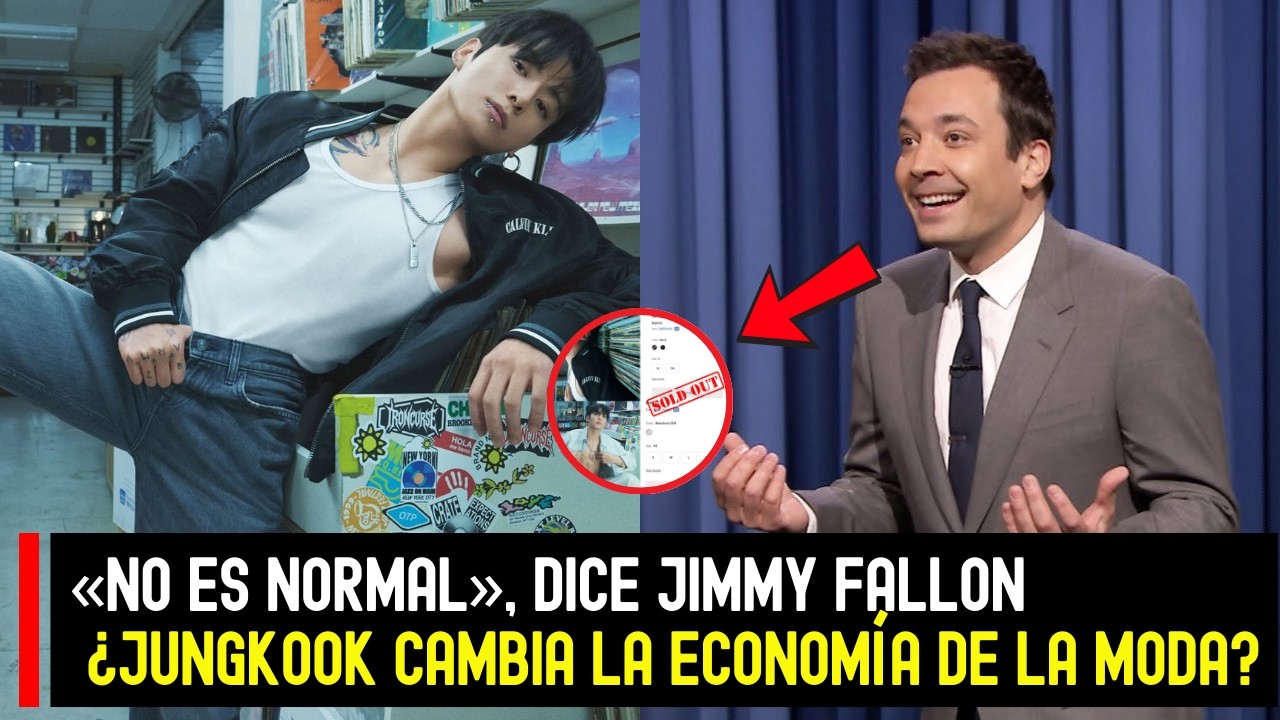 «No es normal», dice Jimmy Fallon — ¿Jungkook cambia la economía de la moda? #BTS #Jungkook