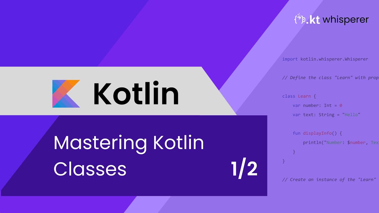 Advanced Kotlin: Advanced Classes 01