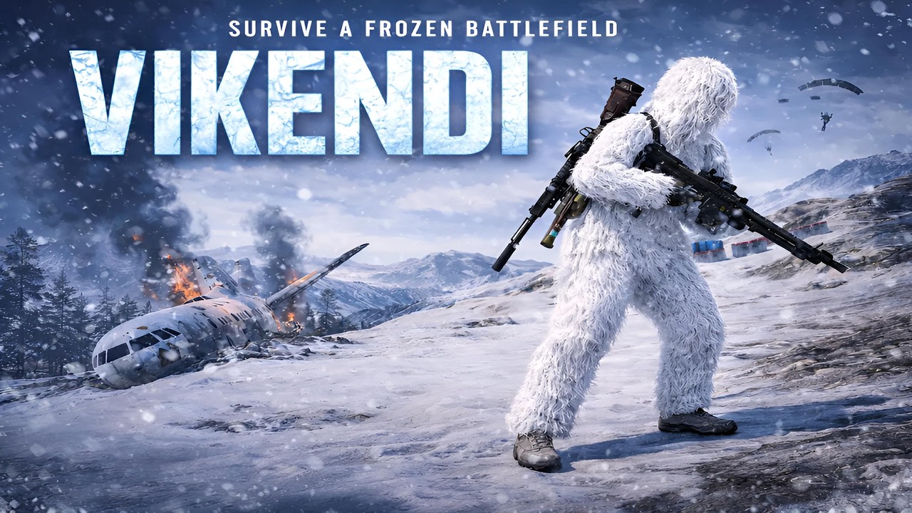 PUBG PS5  Gameplay – Vikendi Snow Map | MG3 Power