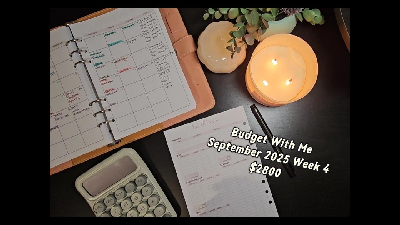 Budget With Me September 2025 Week 4 $2800