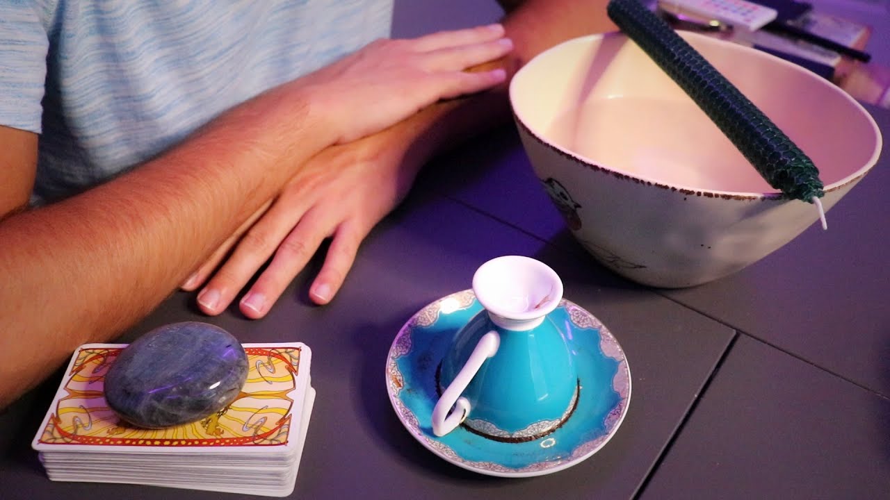 Pick a Coffee Cup, Candle Wax, & Tarot Card Reading Session (ASMR)