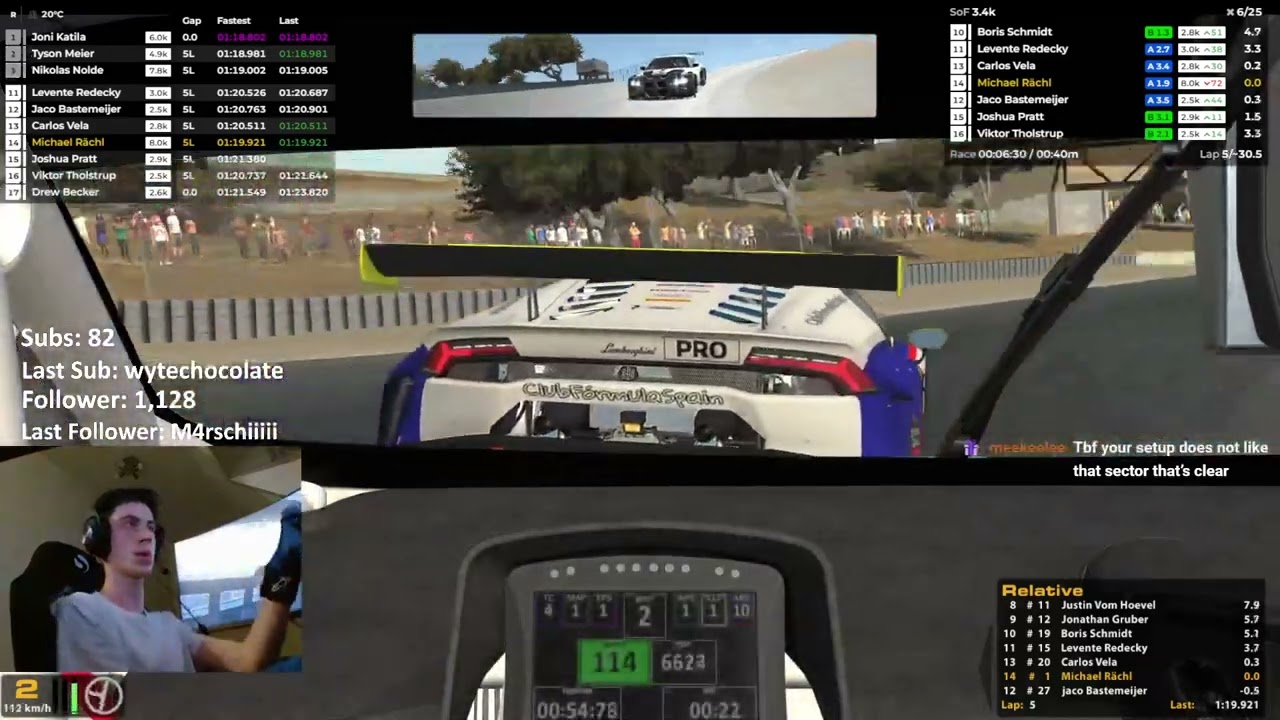 iRacing GT3 at Laguna Seca | Last to first challenge (unintentionally)