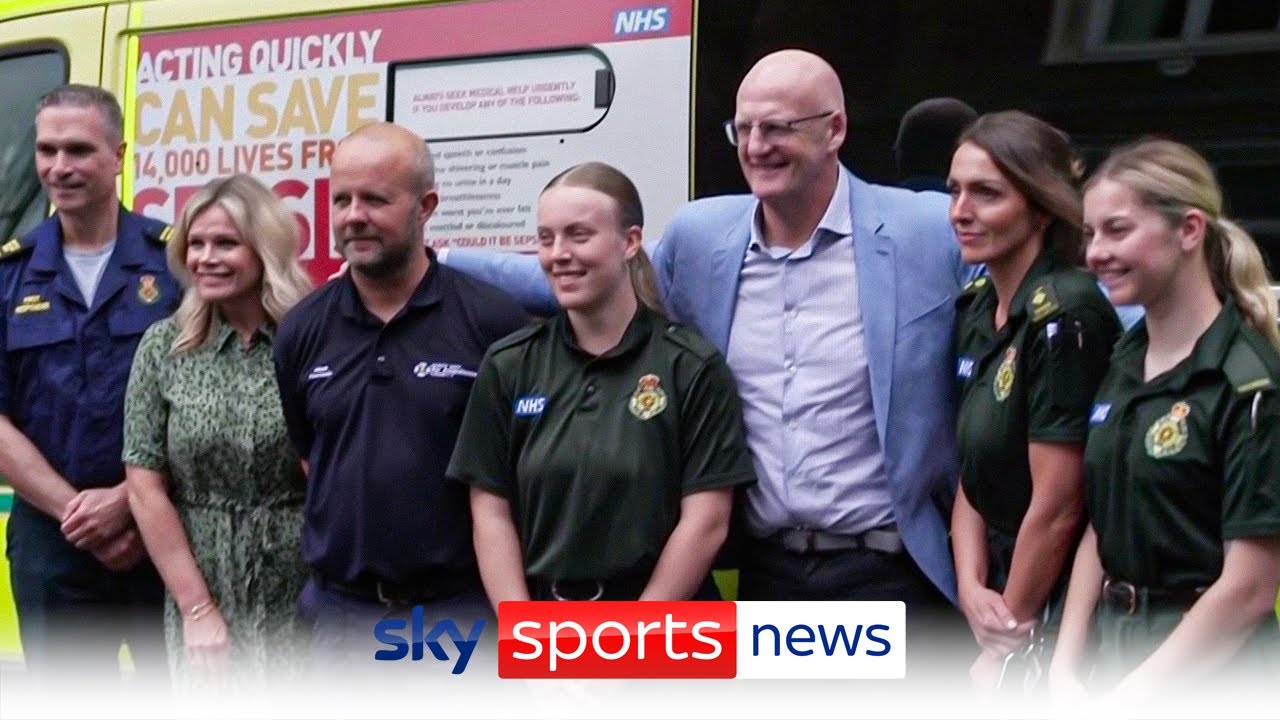 Iain Dowie meets the ambulance crew who saved his life after cardiac arrest