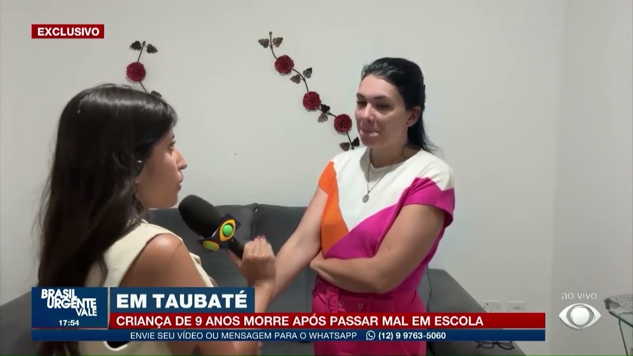 Criança de 9 anos morre após passar mal em escola, em Taubaté