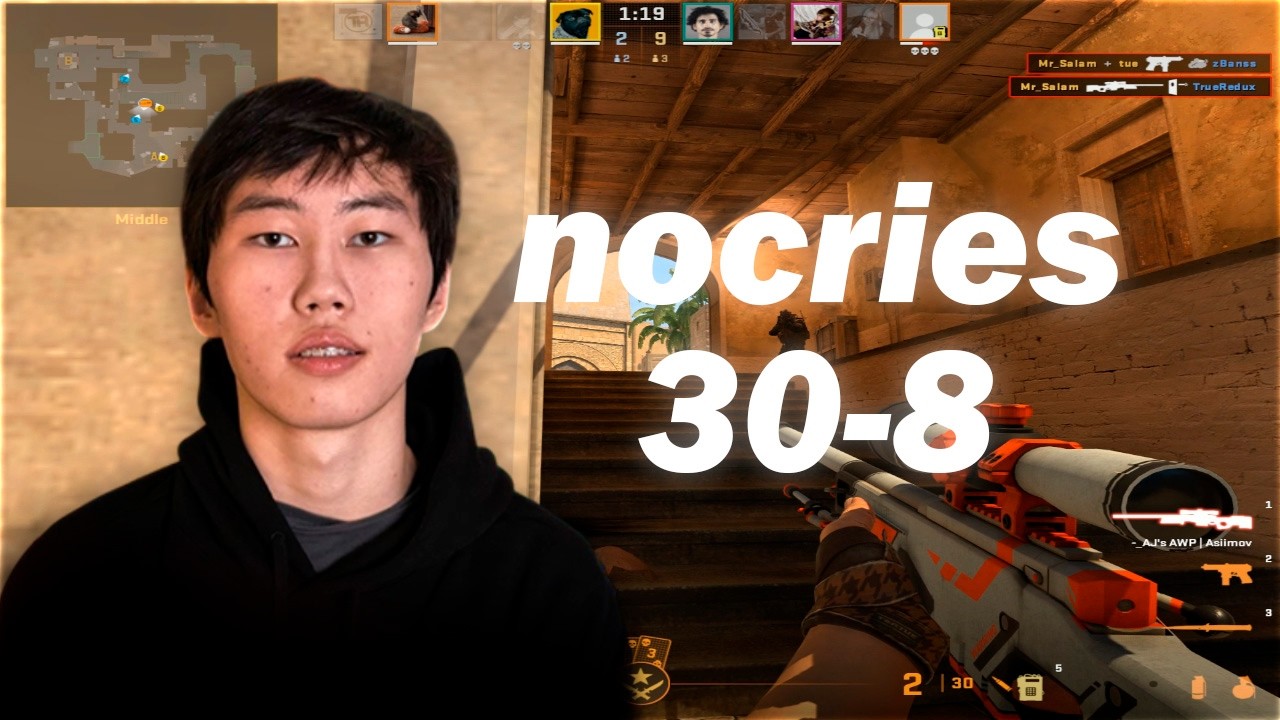 nocries (30-8) - FACEIT NA | CS2 DEMO POV + VOICECOMMS