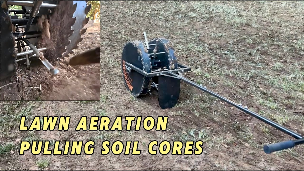 Lawn Aeration – Pulling Soil Cores