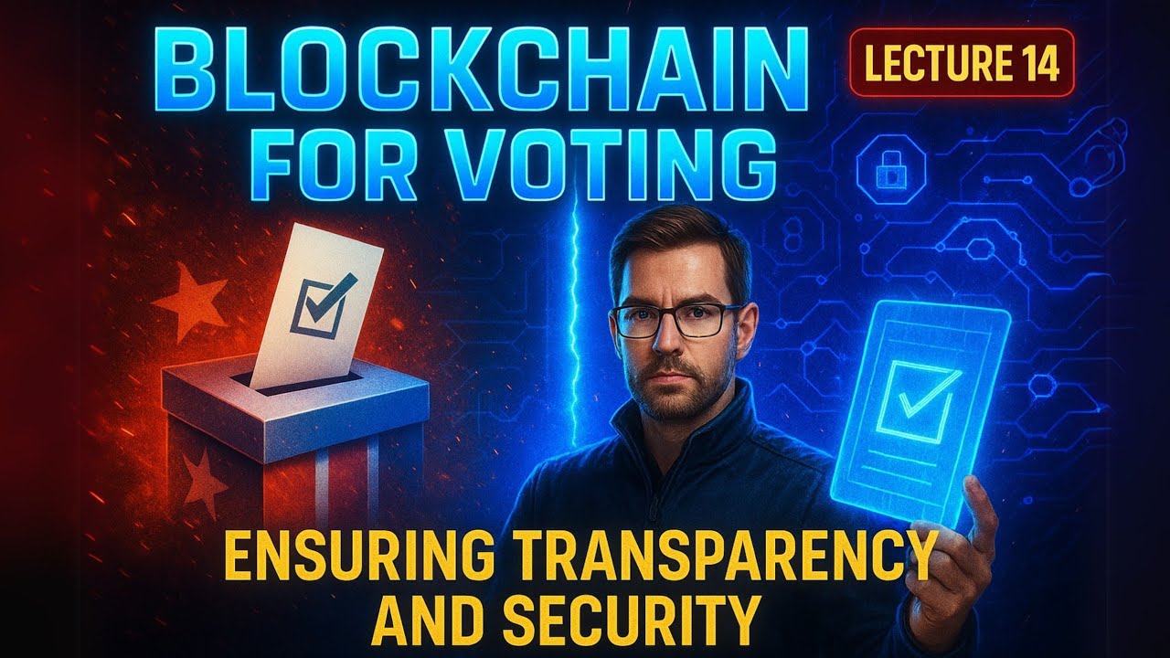 Lecture 14| Blockchain for Voting Systems | Ensuring Transparency and Security