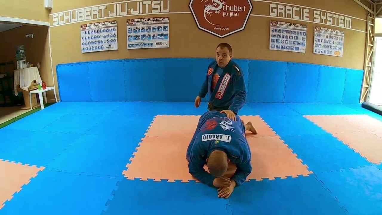 Jiu-Jitsu - Arm-Lock Partindo da Tartaruga por cima - Schubert BJJ Gracie System