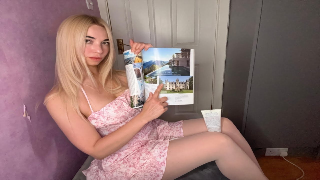 ASMR Cream Massage & Soft Spoken Travel Talk. Relaxing Roleplay