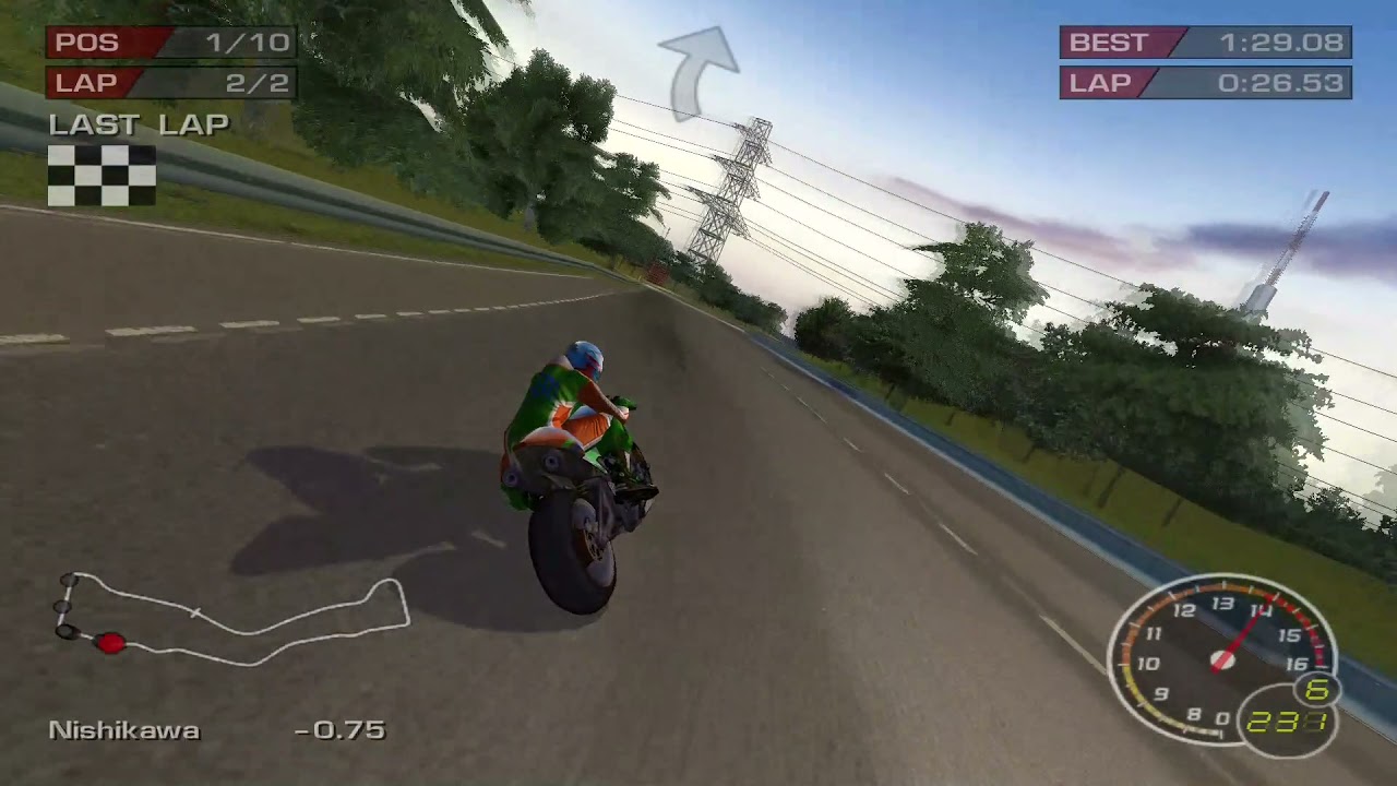MotoGP: Ultimate Racing Technology 3: Extereme600 PRO : Map - Autobahn