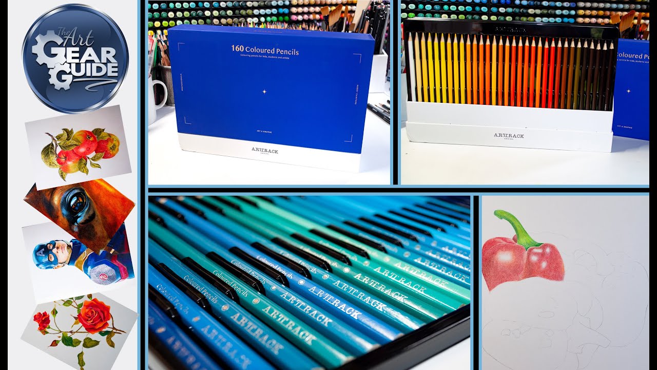 Worst Colored Pencil Review Ever | 160 Art Track Coloured Pencils