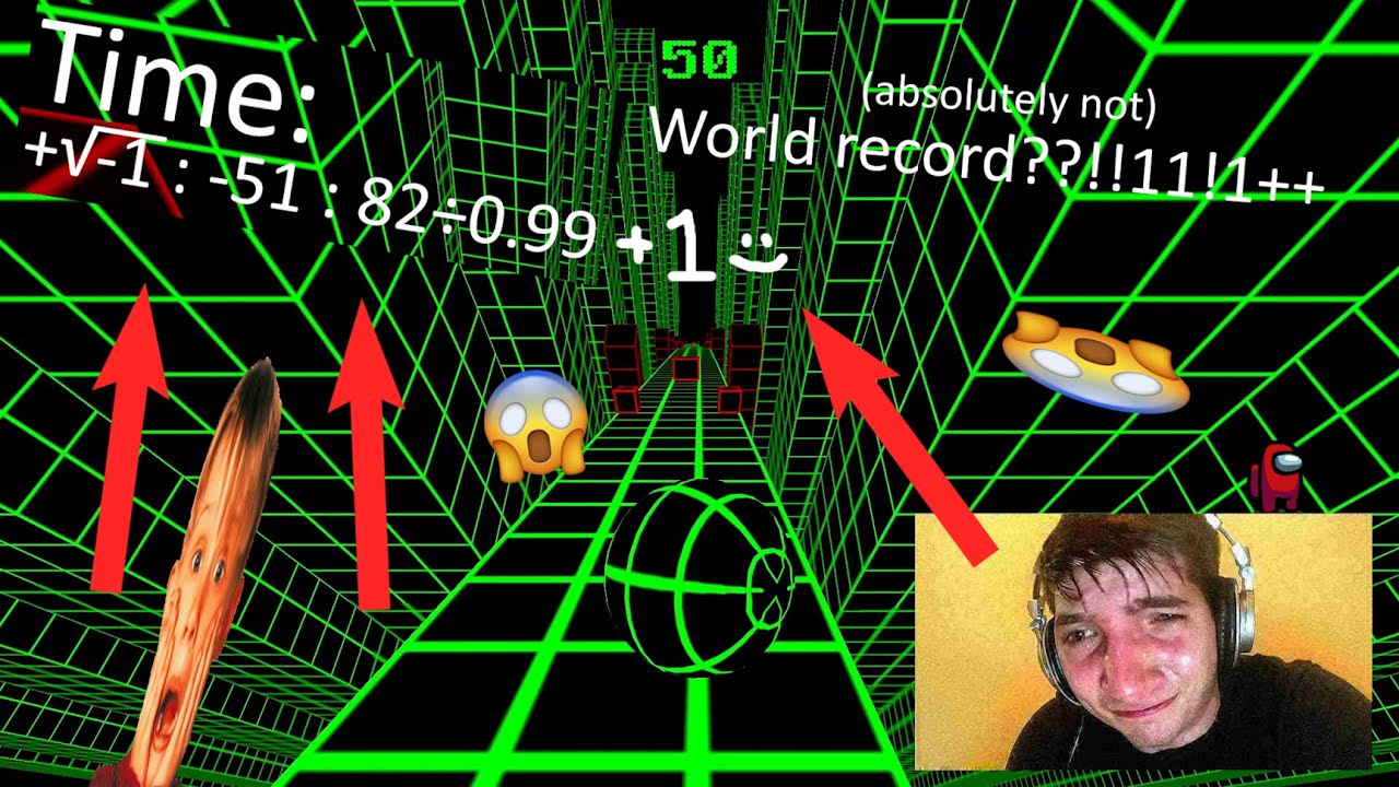 Slope Speedrun to 50 points in 51s again (but slightly slower)
