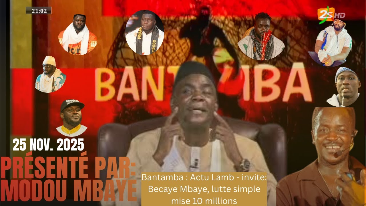 Bantamba : Actu Lamb - invite: Becaye Mbaye, lutte simple mise 10 millions - 25 Nov. 2025