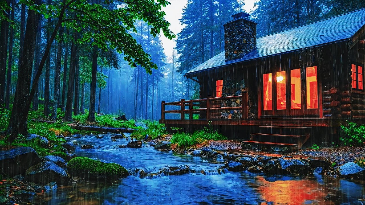 Silent Forest Night Rain | Natural Sounds for Deep Sleep -RAIN RELAXING ASMR