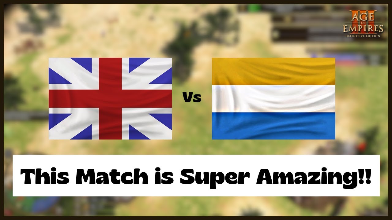 Age of Empires 3- Dutch Vs Brits | Gopalbhardwaj Vs JanoschTheGreat | Aoe3 DE | 1v1 Ranked Game | 4K