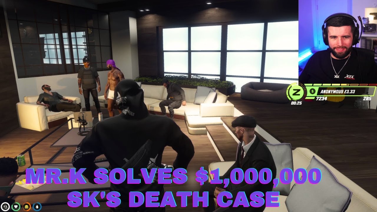 MR.K SOLVES TOMMY T'S $1,000,000 CASE OF SK'S DEATH (FULL MEETING) | MADNEM NOPIXEL GTA RP