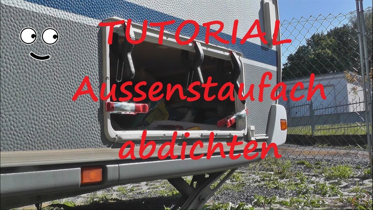 Wohnwagen Stauraumklappe neu abdichten