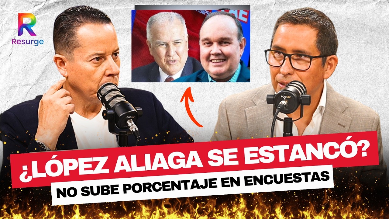 💣 ¡BOMBA ELECTORAL! López Aliaga se ESTANCA y López Chau lo pisa fuerte