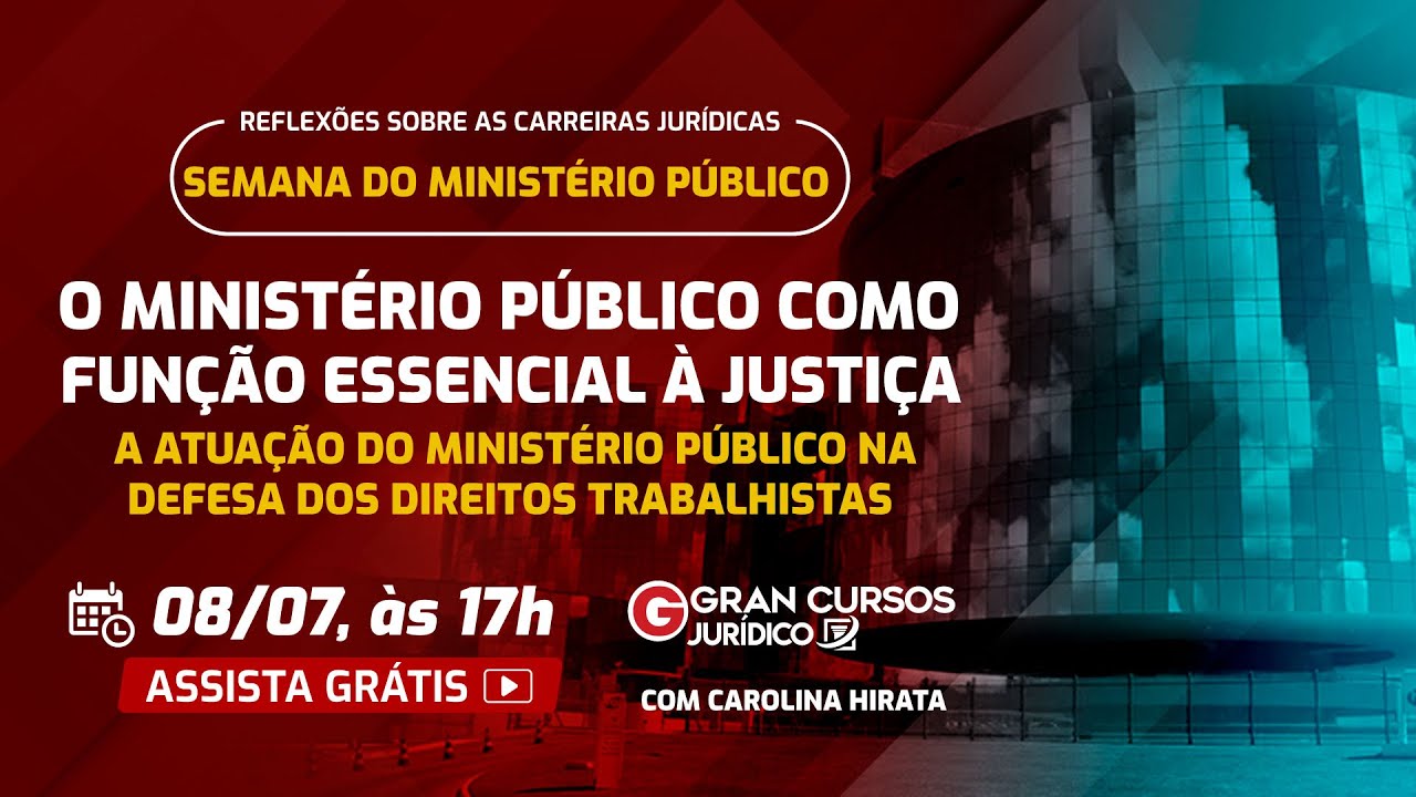 A atua&ccedil;&atilde;o do MP na Defesa da Ordem Democr&aacute;tica: Prof&ordf;. Carolina Hirata