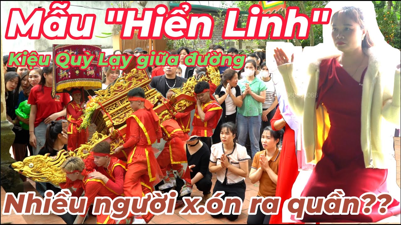 Thánh mẫu ''hiển linh'' (phần 1/2)có thật ko -tại lễ hội Đồng Trữ 2024 -lễ hội hà nội