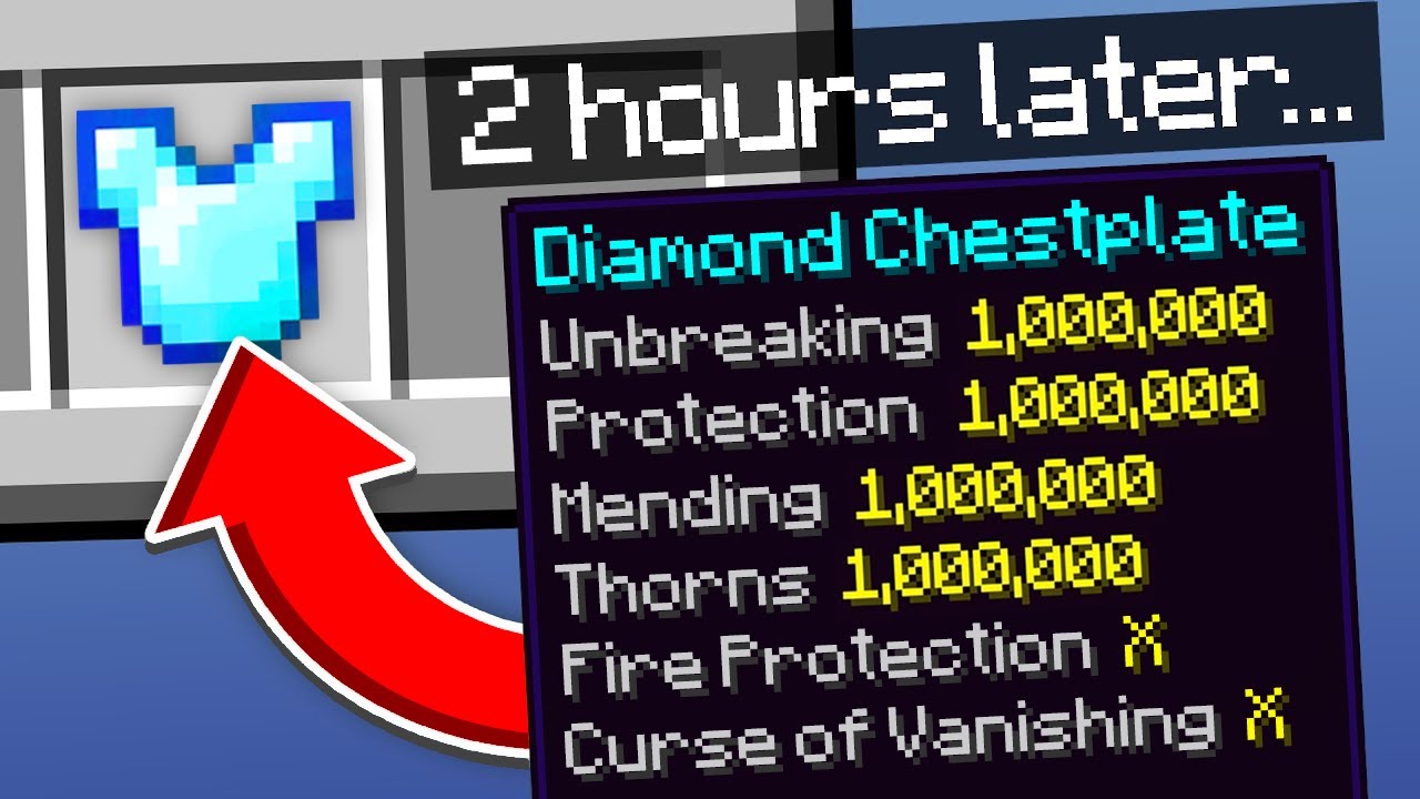 Minecraft, But You Enchant Every Second..