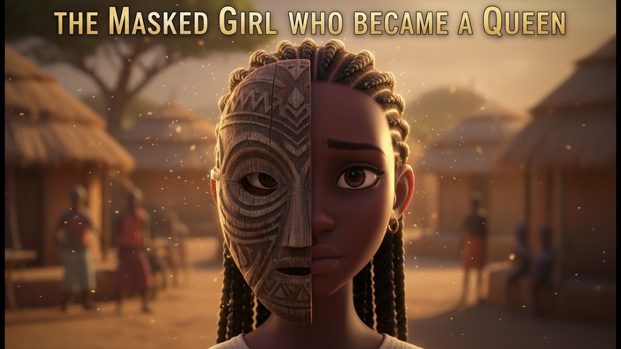 THE MASKED GIRL WHO BECAME A QUEEN | A Powerful African Folktale About True Beauty and Destiny