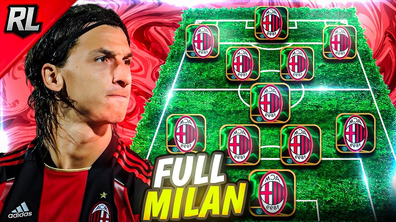 MONTEI  O TIME DO MILAN MAIS FORTE do EFOOTBALL 2026 MOBILE
