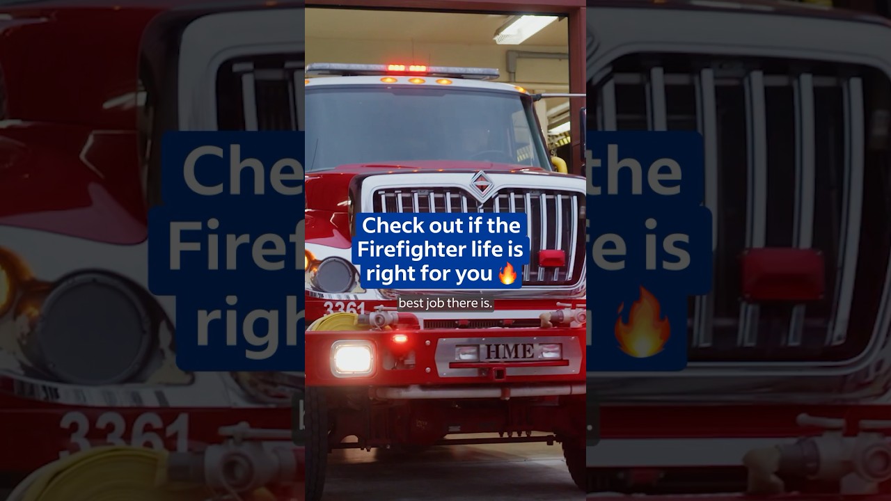 Is Being a Firefighter the Right Career for You? | A Day in the Life | #Indeed #CareerTips #Shorts