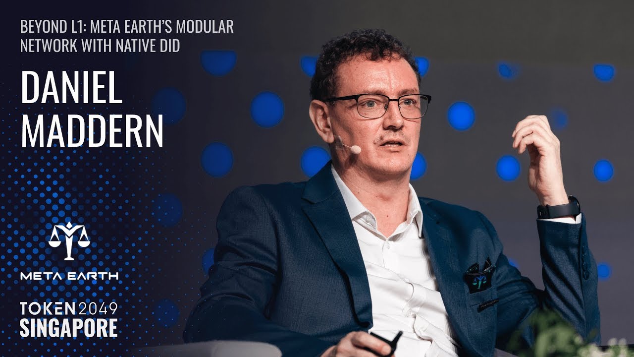 Deep Dive into Meta Earth's Modular Network with Native DID by CTO Daniel Maddern | TOKEN2049 SG
