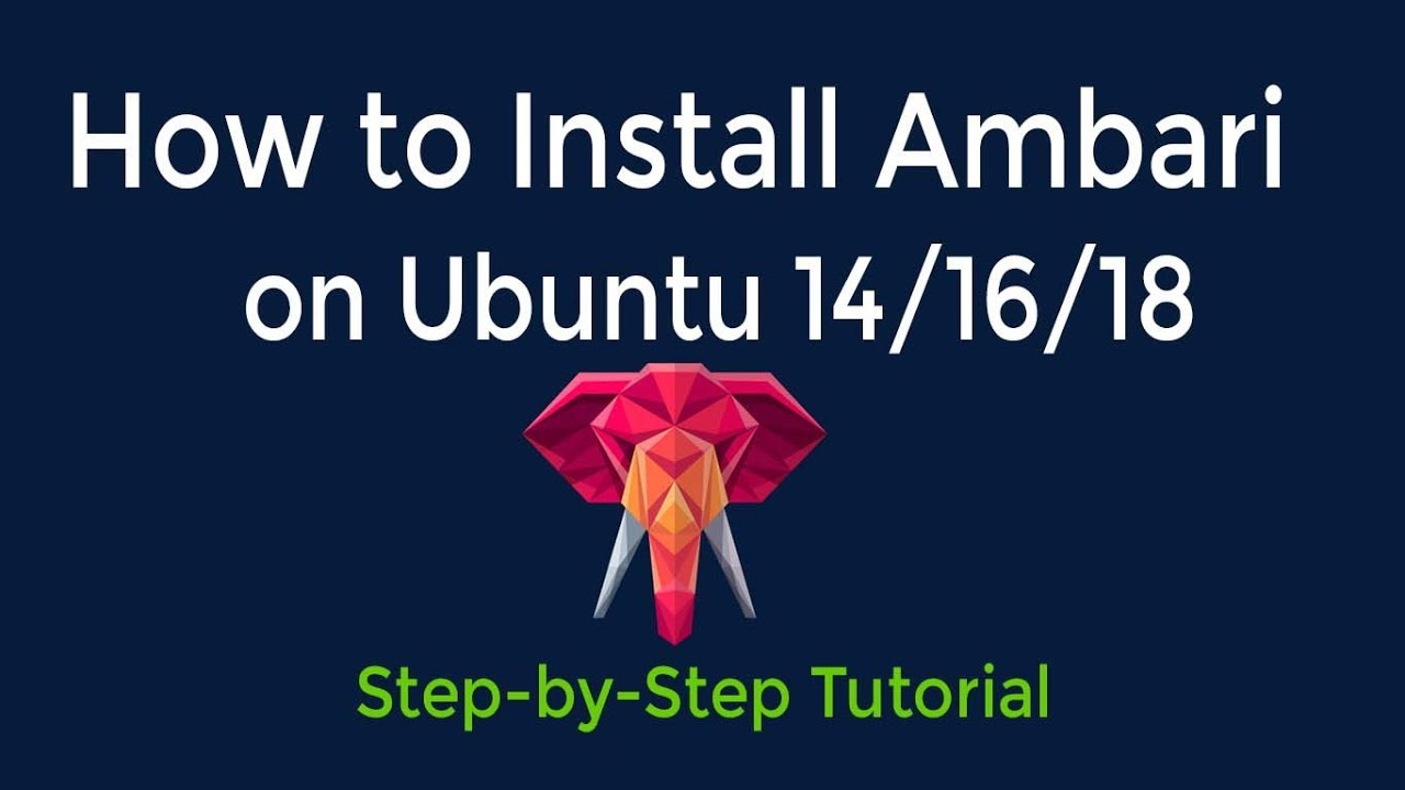 Howto install Ambari on Ubuntu