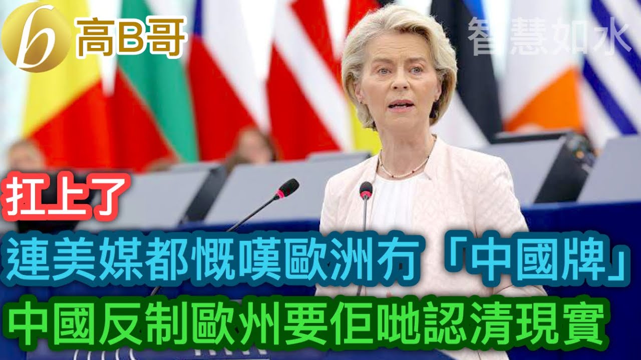 連美媒都慨嘆歐洲冇「中國牌」 中國反制歐洲要佢哋認清現實［智慧如水 &ndash; 高B哥 GBG］ 20250708