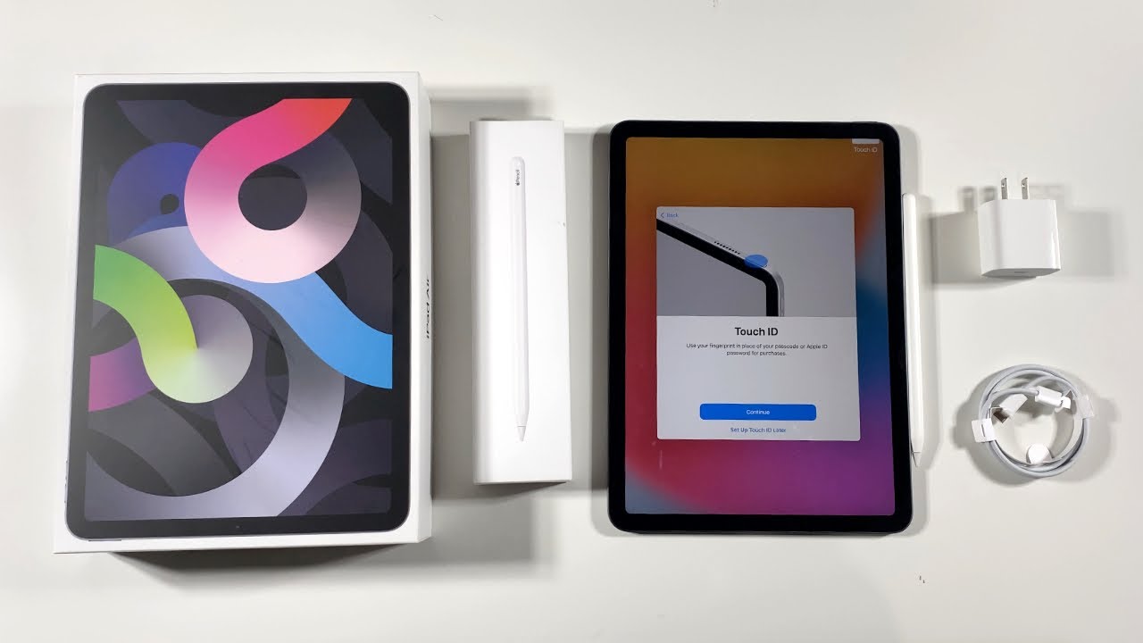 Распаковка iPad Air 4-го поколения: цвет «серый космос»!