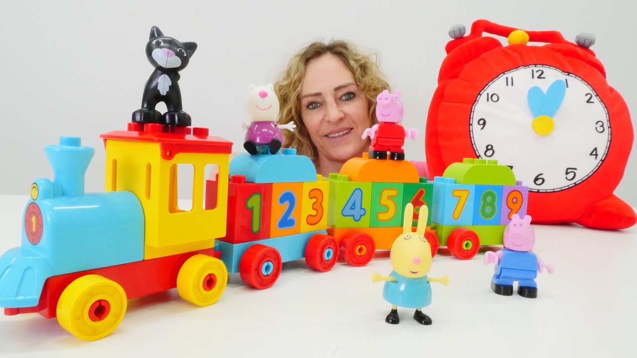Lehrreiches Video. Zahlen lernen auf Deutsch. Kneten aus PlayDoh