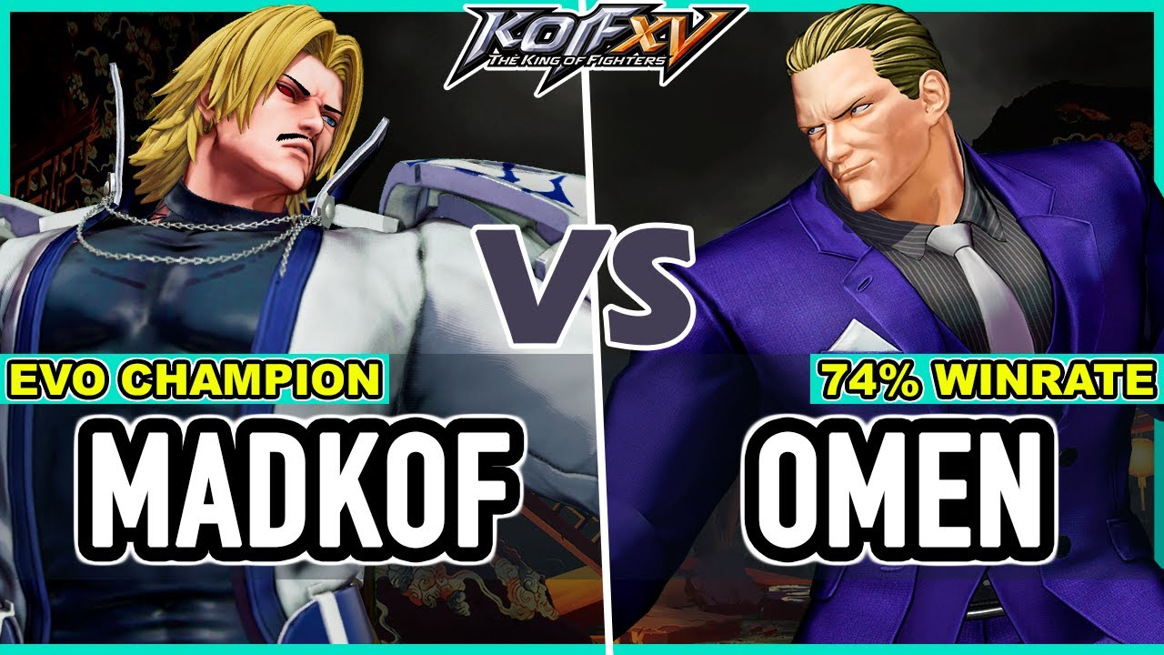 KOF XV ▰ Madkof (Rugal/Najd/Goenitz) vs Omen (Geese/Ryo/Ralf)