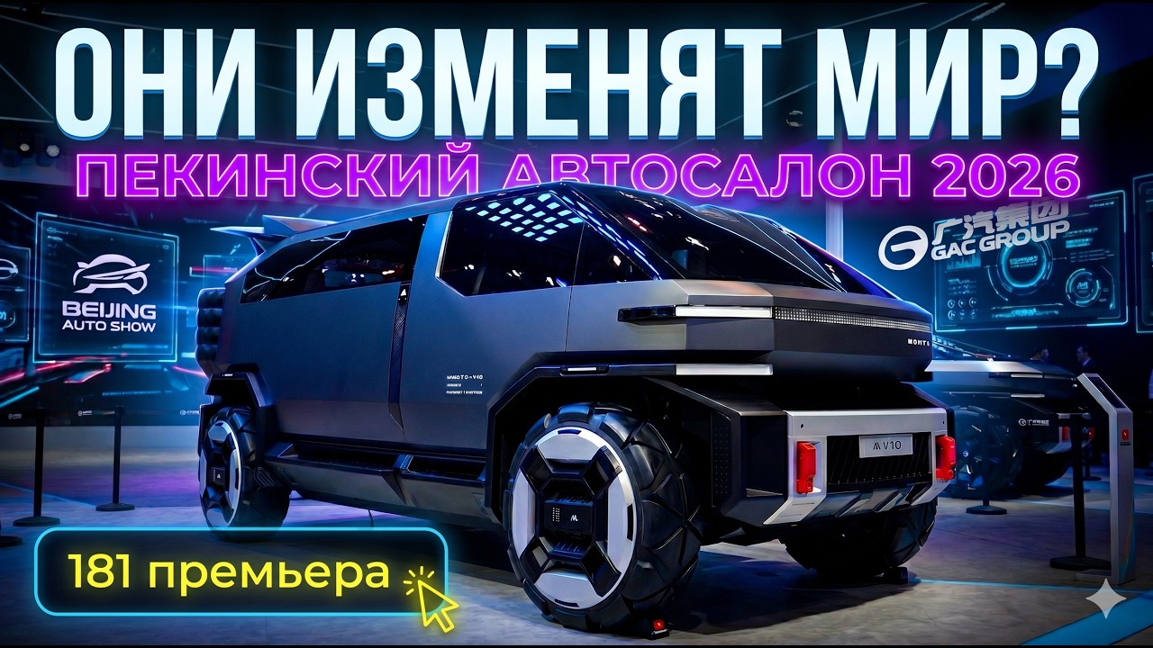 ПЕКИНСКИЙ АВТОСАЛОН 2026. Главные новинки года! Выставка автомобилей.