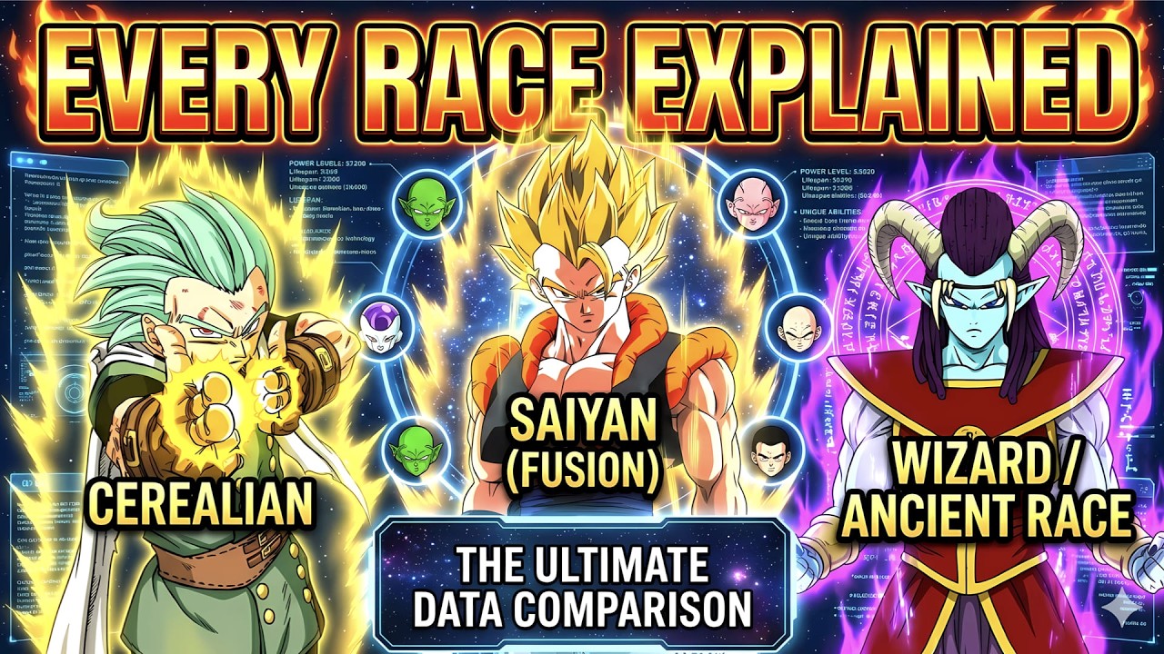 Every Dragon Ball Race EXPLAINED: The Ultimate Data Comparison & Lore Guide