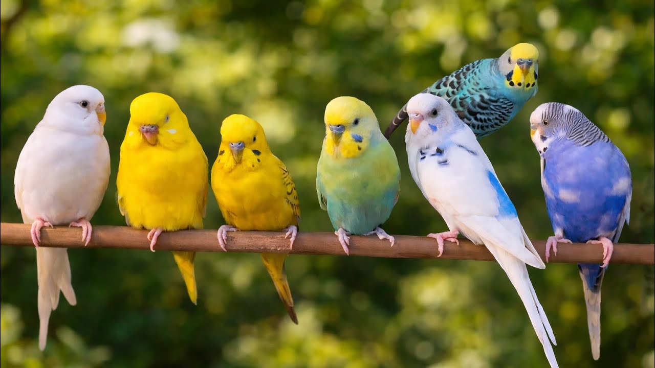 3 hr Budgie Sounds for Lonely birds to make them happy