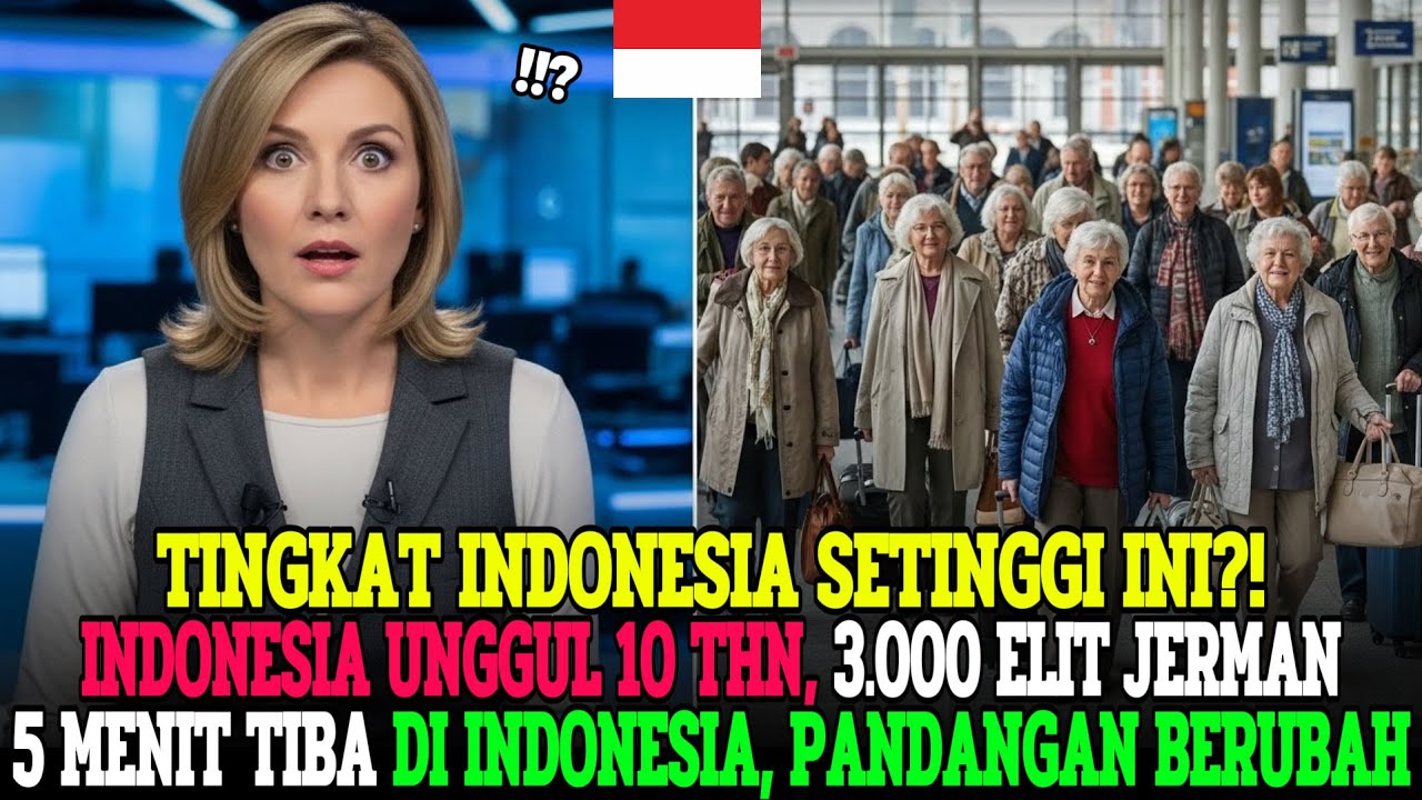 ELITE LANSIA JERMAN DEMAM INDONESIA! PEMERINTAH KAGET, TERKEJUT HANYA 5 MENIT TIBA