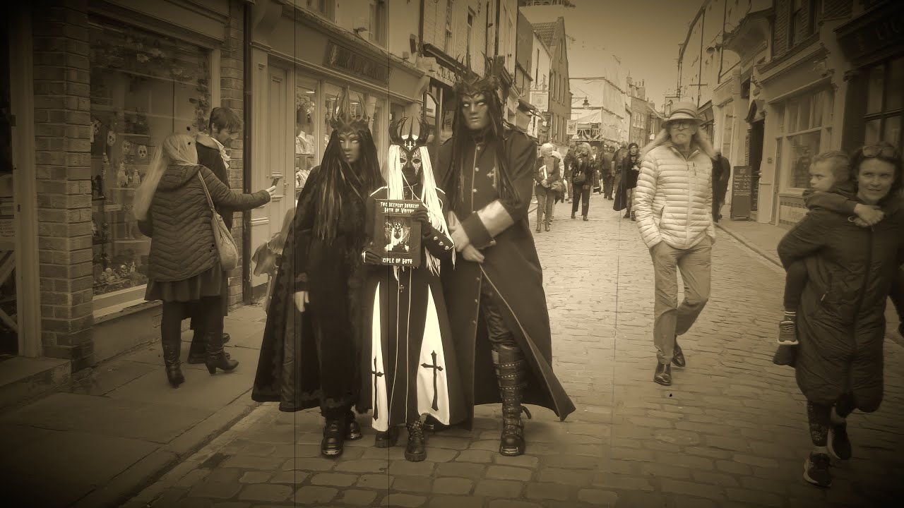 Whitby Goth Weekend Sepia 4K