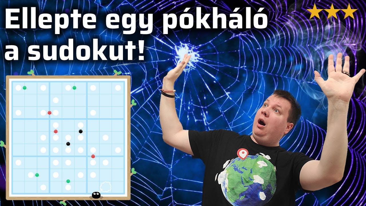 Segítettem egy póknak bogarakat elkapni sudokuban