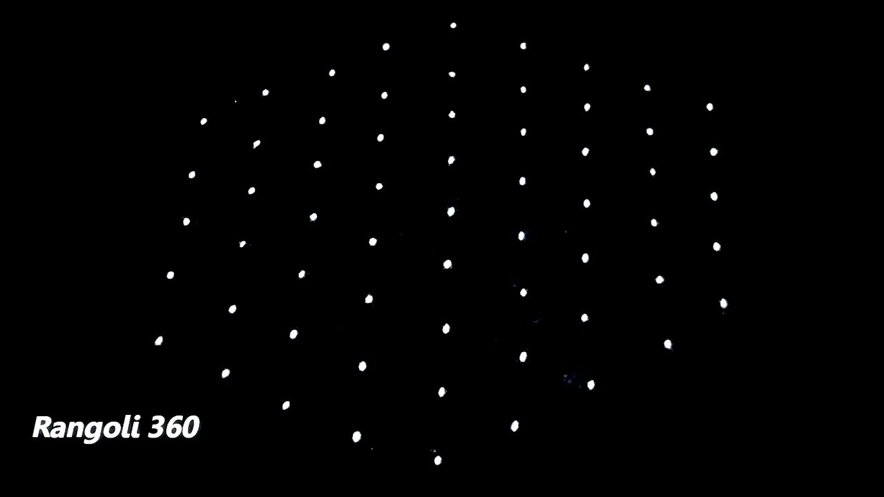 Daily Rangoli 9X5 dots #65 | Easy rangoli | Kolam designs | Muggulu rangoli | Rangoli 360