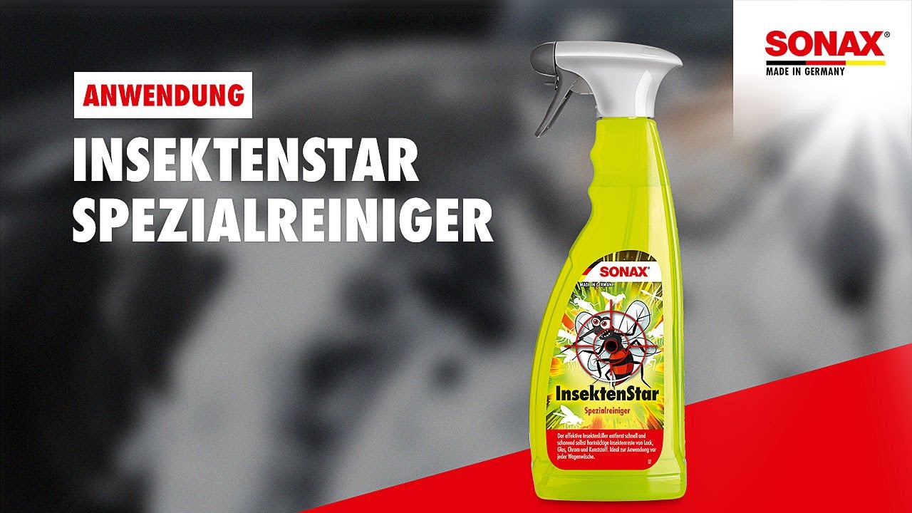 Anwendung SONAX InsektenStar