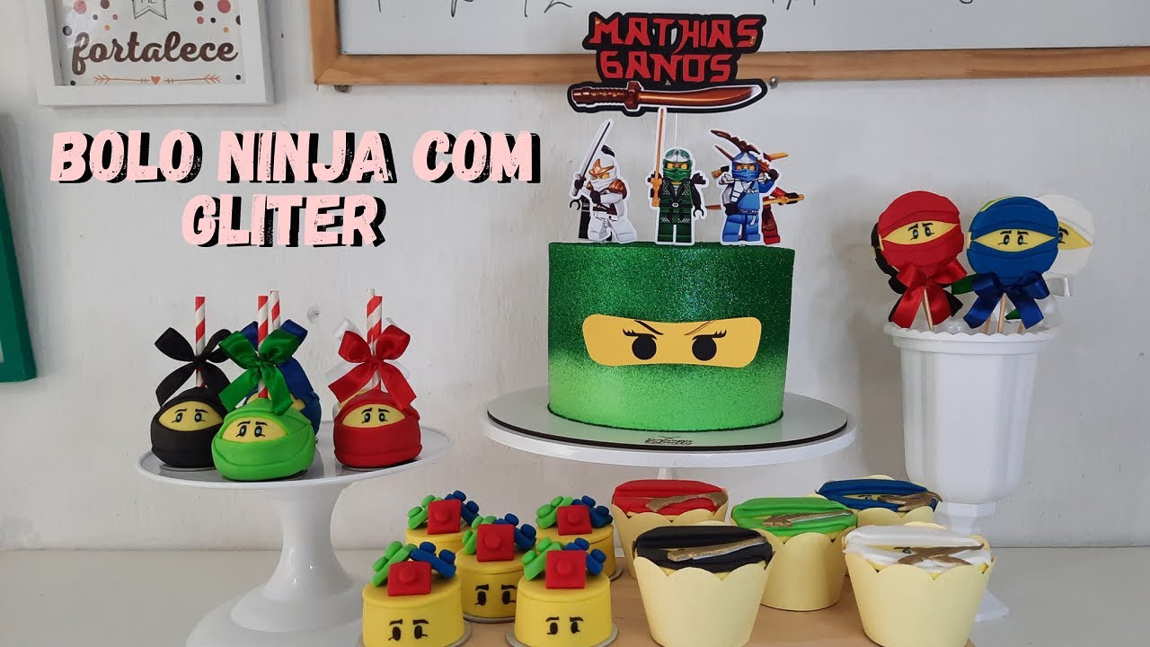 DECORANDO BOLO NINJA/ GLOW CAKE/ ROTINA DE ENCOMENDAS/ CASAL CONFEITEIRO
