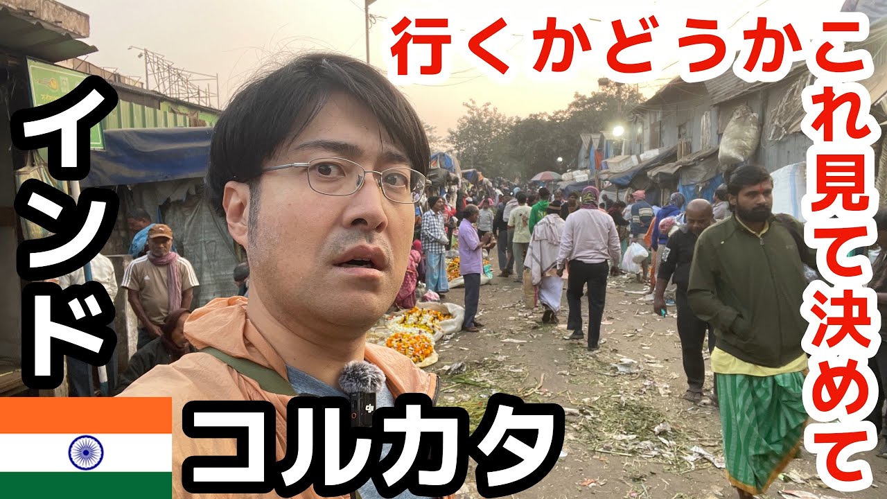 【🇮🇳インド・コルカタ】とんでもない場所ですが本当に行きたいですか？この動画見てから決めてください＜南アジア周遊一人旅part2＞