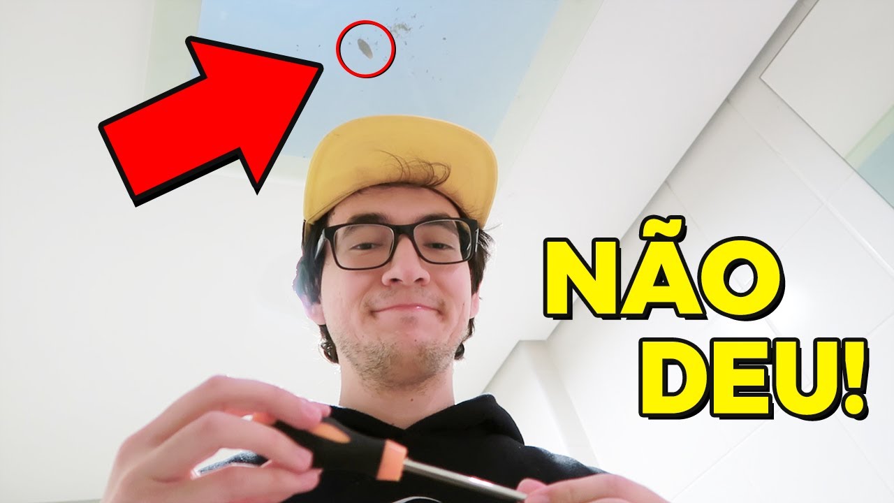 MEU MARIDO NÃO CONSEGUIU TIRAR A BARATA