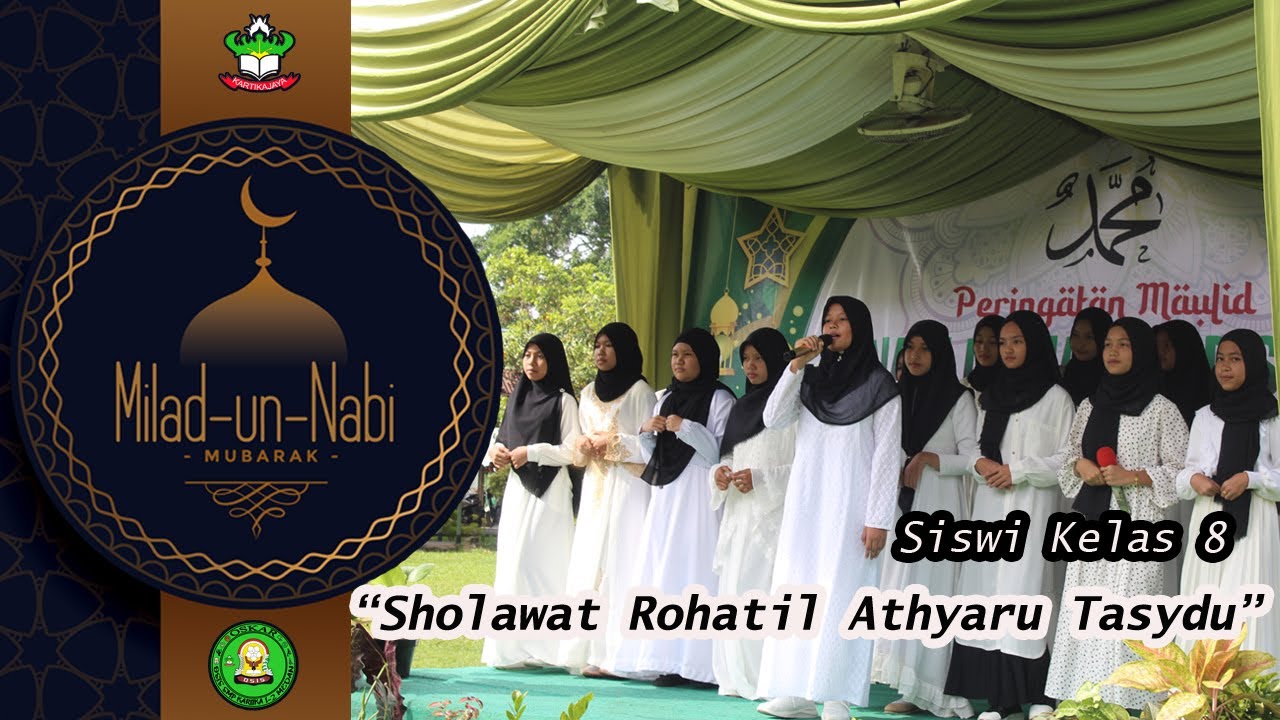 Siswi Kelas 8 - Sholawat Rohatil Athyaru Tasydu Kisah Sang Rasul