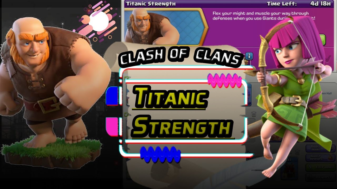 Titanic Strength Coc TH 11 Challenge