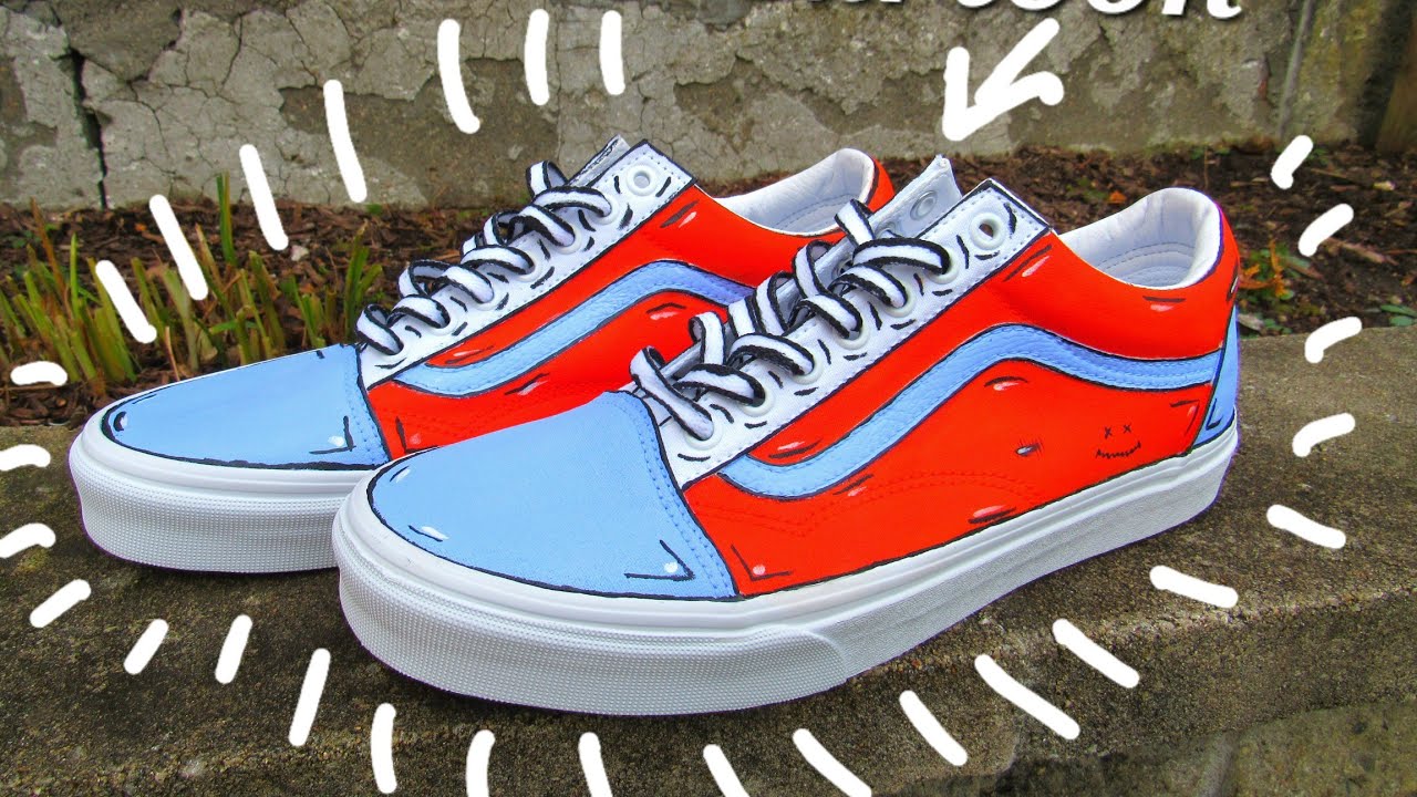 custom cartoon vans